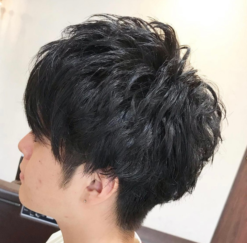 お客様の人生初めてのパーマを担当させてもらいました 男の美容室 Dispatch Hair ディスパッチ ヘアー 西宮 甲子園 今津